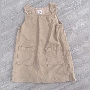 GAP Beige Overall Dress